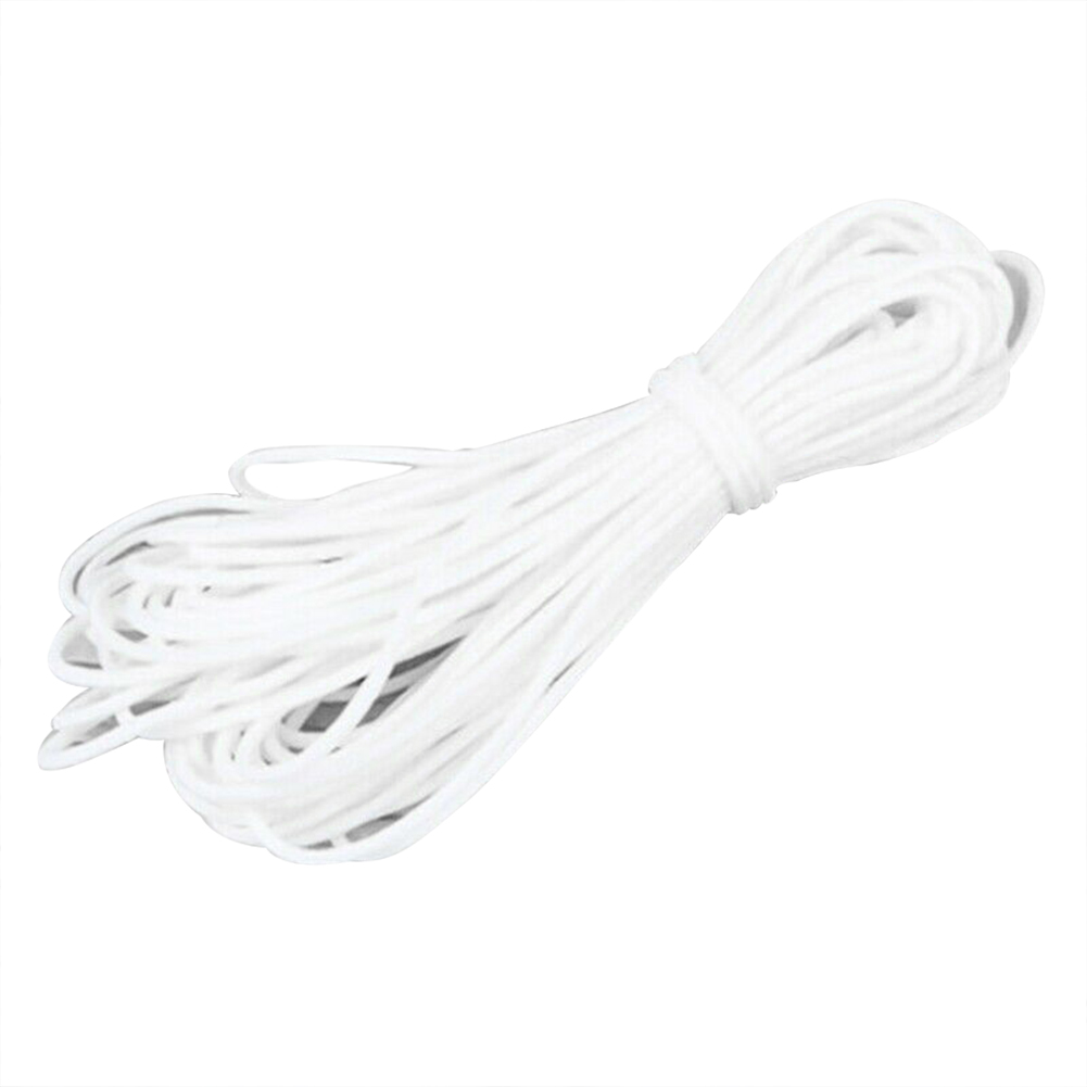 3mm Round Elastic Band Cord Ear hanging Sewing Crafts DIY Material 10Yard Length 3mm Round Elastic Band Cord Ear hanging Sewing Crafts DIY Material 10Yard Length